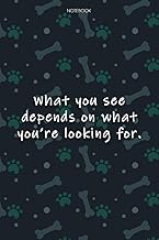 Lined Notebook Journal Cute Dog Cover What you see depends on what you're looking for: Agenda, Over 