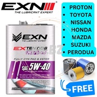 ‖ EXN 100% ORIGINAL ‖ EXN Extentios Molyracing SAE 5W40 -Fully-Synthetic Engine Oil 4 Litre *Free Oi