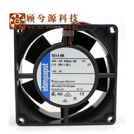 Original German ebmpapst 8314HR 8032 24V 6.0 W 8CM Inverter Dual Ball Fan