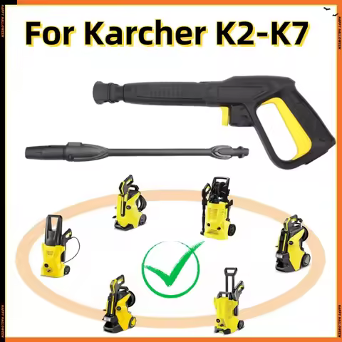High Pressure Cleaning Gun, High-Pressure Cleaning Machine Spray Gun With Turbo Jet Nozzle Rod, Used