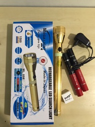MEGLITE  JAPAN Rechargeable LED Long Range 1800 Meter Super Bright Torchlight With 4sc 2 x1800Mah Re