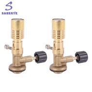 greatbuy666-2X High Temperature Brass Gas Turbo Torch Propane Weld Plumbing Portable Bunsen Burner G