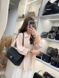 Chanel 30cm CF 荔枝牛皮