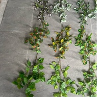 Baby Leaves with Tall Branches (Young Loc Branches), 1 Branch Includes 3 Branches, 13 Leaves, 80cm H