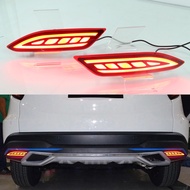 Honda HRV HR-V Vezel Automotive LED Rear Bumper Reflector 3-in-1 Rear Running Lamp + Brake + Turn Signal Light