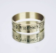 塞浦路斯硬幣戒指 5 美分 1992 年男士硬幣戒指 女士硬幣戒指