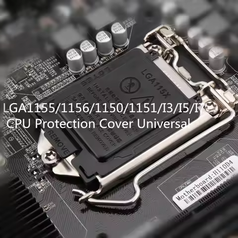100/P Motherboard CPU Socket Protection Shell Black Cover Universal CPU Protection pin cover for LGA