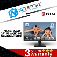 MSI PRO MP275Q 27" IPS WQHD 1MS GAMING MONITOR - 9S6-3PC3CM-033