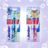 JORDAN Kids Step 3 Toothbrush 6-9 years [Twin Pack]
