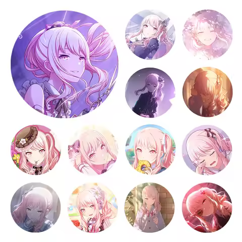 Project SEKAI Anime Akiyama Mizuki 25 Nightcord 25n 2024 50mm PJSK Badge Brooch Pins