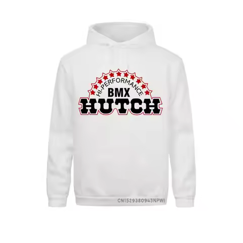 Vintage Hutch BMX Bicycle Chain Sweatshirt Boy Bike Sport Lover Costume Big Size Homme Pullover