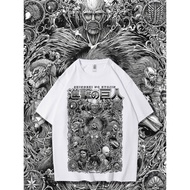 2026Attack on Titan Anime Surrounding Short sleeved Men's Nine Giants Japanese Youth Loose T-shirt S
