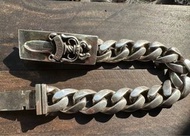Chrome Hearts Dagger ID classic link bracelet