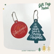 Christmas Hang Tag Christmas Gift Tag Christmas