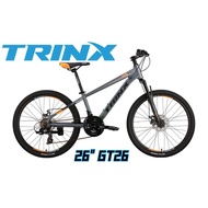Basikal MTB 26"TRINX GT26 Frame Alloy 21speed Disc Brake Fork Suspension Mountain Bike【READY STOCK】