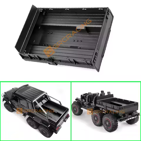 GRC 6X6 Plastic Back Bucket Back Bucket KIT for 1/10 RC Crawler Car Traxxas TRX6 G63 Mercedes Hunter