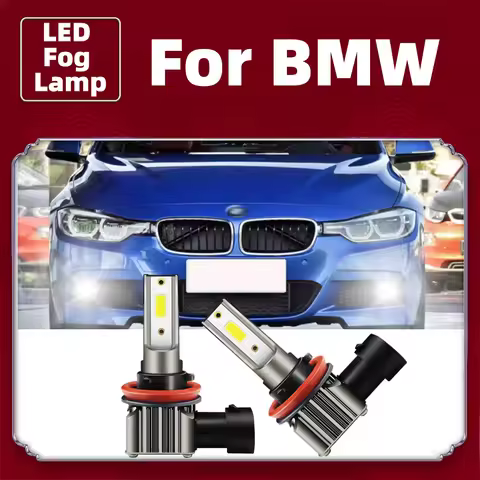 2x H8 H11 Led Fog Light Bulb 15000LM 6000K White For BMW E92 F34 F31 F33 F83 F32 F82 F36 F10 F21 F45