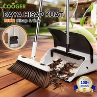 COOGER Broom And Dustpan Set Luxury Broom And Dustpan Set Broom And Dustpan Set with Lid