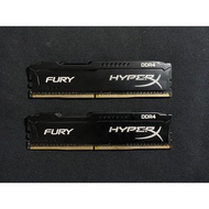 RAM FURY HYPER DDR4 8GB 4*2 BUS2400 ( แรม ) สินค้ามือสอง มีประกันตลอดการใช้งาน MAXCOM