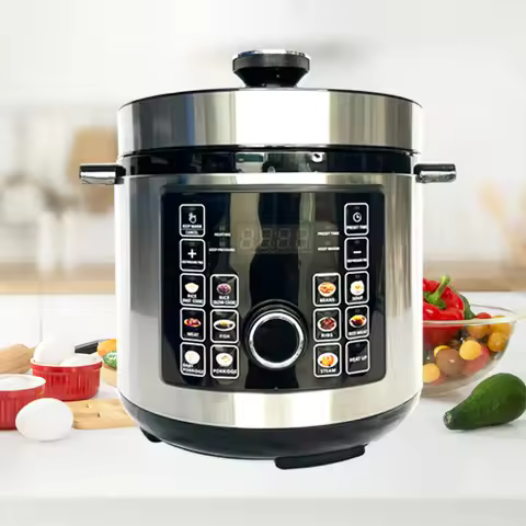 5l/6l/8l/12l 16-in-1 Multifunctional Slow Cooker Smart Programmable Rice Cooker Electric Pressure Co