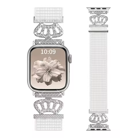 Creative Crown Solo Loop Band Compatible with Apple Watch 38mm 40mm 41mm 42mm 44mm 49mm 46mm