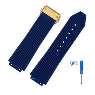 ZSELP สายนาฬิกาข้อมือสำหรับ Hublot Yubo คลาสสิกฟิวชั่นซิลิโคนบิ๊กแบง26X1 9มม. สายกันน้ำชายนาฬิกาข้อม