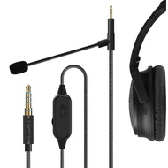 Geekria 1.7M Headphones Cable with Boom Mic Compatible with NCH700 QC45 QC35 II QC35 QC Ultra Headse