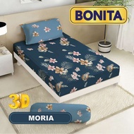 Sprei Bonita Ukuran 100x200 Super Single Tinggi 20 Fitted 3D Disperse