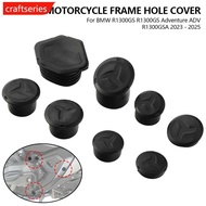 CRAFTSERIES 8Pcs Motorcycle Frame Hole Cover Caps Decorative Frame Cap Plug Accessories For BMW R130