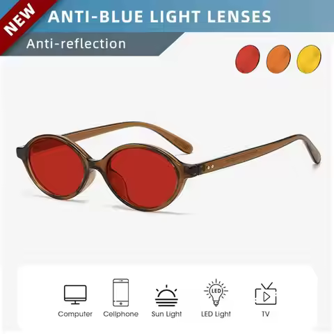 OKH TR90 Bluelight Blocker Red Lens Sleep Glasses Biohacking Glasses Boost Melatonin Circadian Eyewe