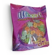WAISUN MIXED JELLY CANDY 1 KG HALAL SOFT CANDY/ 1 KG