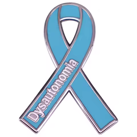 Dysautonomia Awareness Ribbon Enamel Pin Chronic Illness Lapel Pin