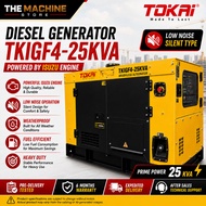 TOKAI Japan Brand Silent Diesel Generator TKIGF4-25KVA Powered by Isuzu Diesel Engine