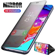 Smart Leather Mirror Flip Case for Samsung Galaxy A10S A20S A21S A21 A50 A51 A70 A71 A20 A30 A10 Phone Cover