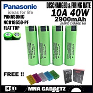 PANASONIC-NCR18650 PF(FT) Rechargeable Battery (2900mAh 10A) FREE CASE 2PCS Original (READYSTOK) MNA