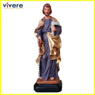 ❁ ☢ ♟ Statue Of Saint Joseph Worker 15cm Color
