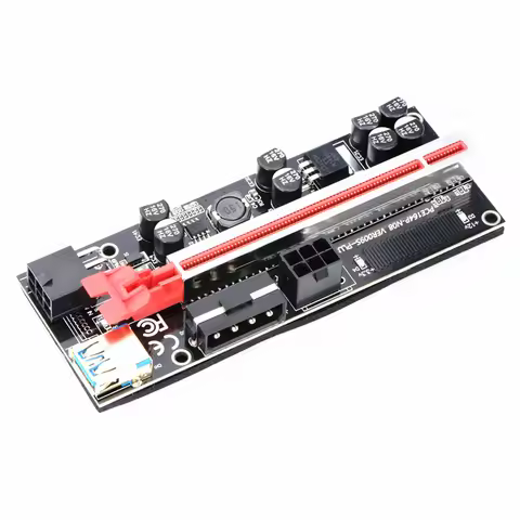 PCIE RISER VER009S Plus PCI Express X1 to X16 4Pin 6Pin Power 009S Plus PCI-E Riser Card 60CM USB 3.