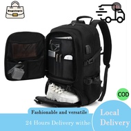 Ready Stock 50-80L Travel Bagpack man Expandable Sports backpack 17/18 inch laptop Waterproof backpa