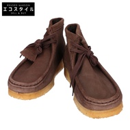 Clarks Wallabee 麂皮靴，英國碼 8 1/2（二手），成色極佳，26103658