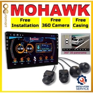 [Installation Provided] Free 360 Camera Mohawk Ms Series Car Android player With 3D 360 Reverse Camera 3D View Camera