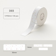 NIIMBOT Label Paper for D11/D110/D101 Name Sticker Waterproof Oil-proof Tear Resistant Label Stickers