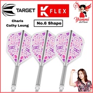 TARGET K FLEX DART FLIGHT CATHY LEUNG DESIGN (NO6 SHAPE)