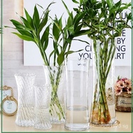 Extra Large Vase Glass Transparent High60cmFlower Arrangement White Willow Lucky Bamboo50cm Cylindrical Straight Floor Vase
