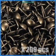 KOK Strong 200Pcs Metal Decorative Furniture Nails 11x17mm Style Tacks Upgrades for Bed Frame Cabine