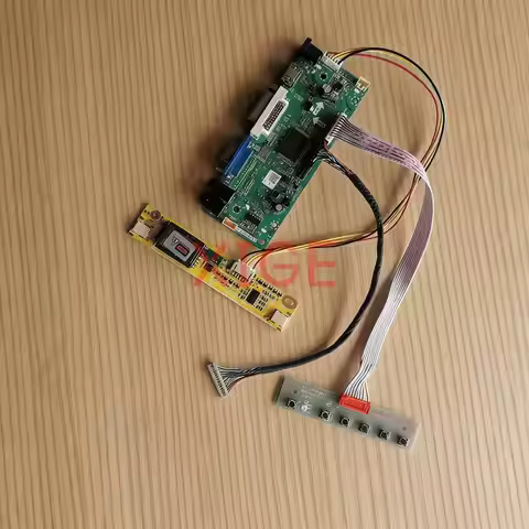 For HT150X02 G150X1 M150X5 MT150XN03 LCD Matrix Controller Drive Board Kit DIY LVDS 20-Pin VGA+DVI+H