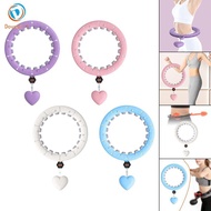 Dovewill Weighted Fitness Hoop Fitness Circles Home Gym Equipment Smart Timing Function Rechargeable