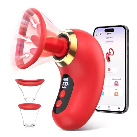 APP Control Tongue Licking Vibrator for Women Clitoral Stimulator Suction Massager Waterproof Rechar