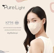 หน้ากากอนามัยเกาหลี KF94 purelight mask กันฝุ่น pm2.5 Made in korea แมสหน้าเรียว