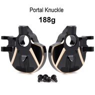 Brass Weights Knuckles Portal Cover Diff Cover for Axial 1/10 Capra SCX10 III AR45 Poratl Axle