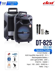 speaker portable dat dt 825 speaker wireless 8 inch bluetooth